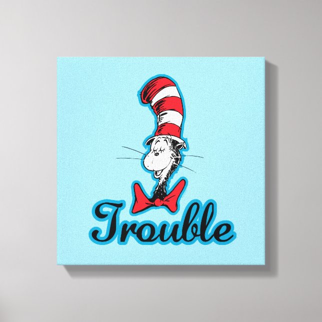 Dr. Seuss | Cat in the Hat Trouble Canvas Print (Front)