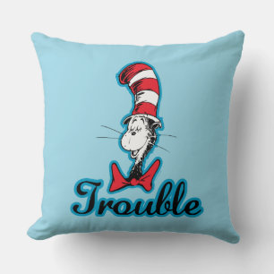 Dr. Seuss   Cat in the Hat Trouble Cushion