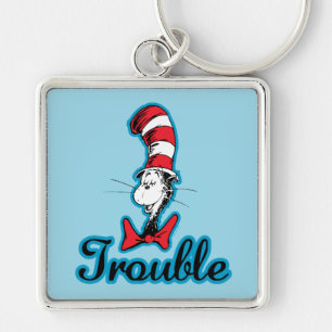 Dr. Seuss   Cat in the Hat Trouble Key Ring