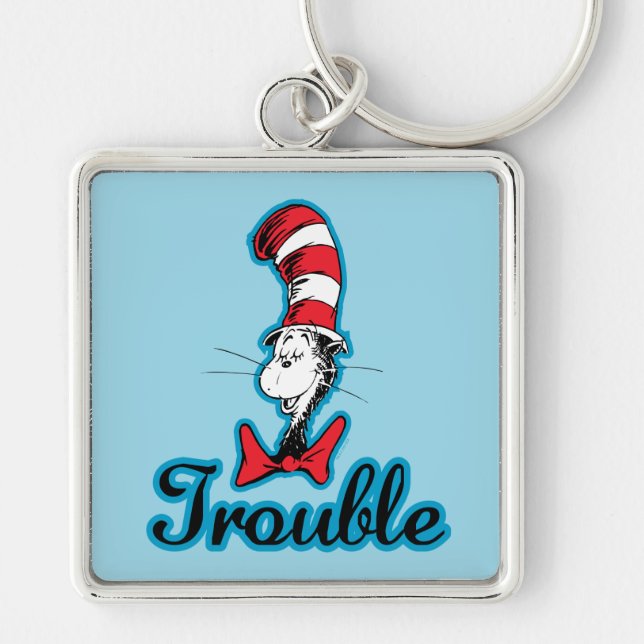 Dr. Seuss | Cat in the Hat Trouble Key Ring (Front)