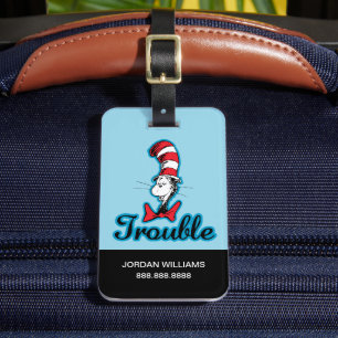 Dr. Seuss   Cat in the Hat Trouble Luggage Tag