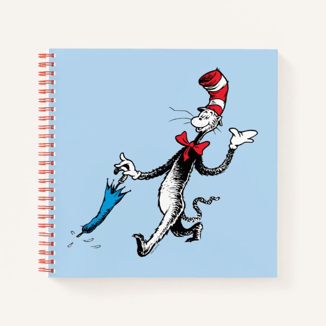 Dr. Seuss | Cat in the Hat Umbrella Walk Notebook (Front)