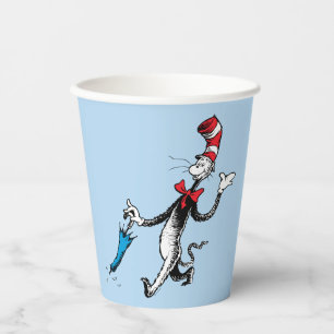 Dr. Seuss Cat in the Hat Umbrella Walk Paper Cups