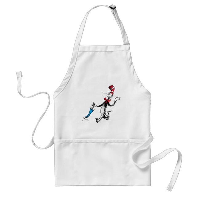 Dr. Seuss | Cat in the Hat Umbrella Walk Standard Apron (Front)
