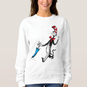 Dr. Seuss   Cat in the Hat Umbrella Walk Sweatshirt