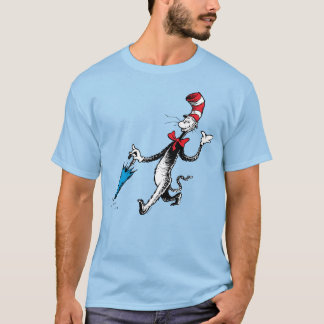Dr. Seuss | Cat in the Hat Umbrella Walk T-Shirt