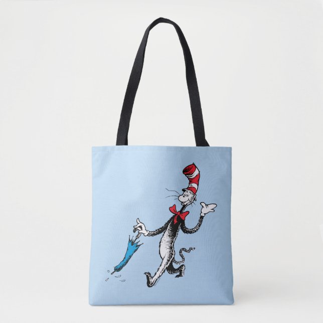 Dr. Seuss | Cat in the Hat Umbrella Walk Tote Bag (Front)