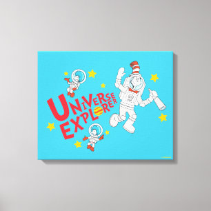 Dr. Seuss Cat in the Hat Universe Explorer Canvas Print