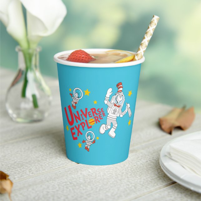 Dr. Seuss | Cat in the Hat Universe Explorer Paper Cups (Insitu)