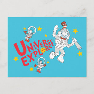 Dr. Seuss   Cat in the Hat Universe Explorer Postcard
