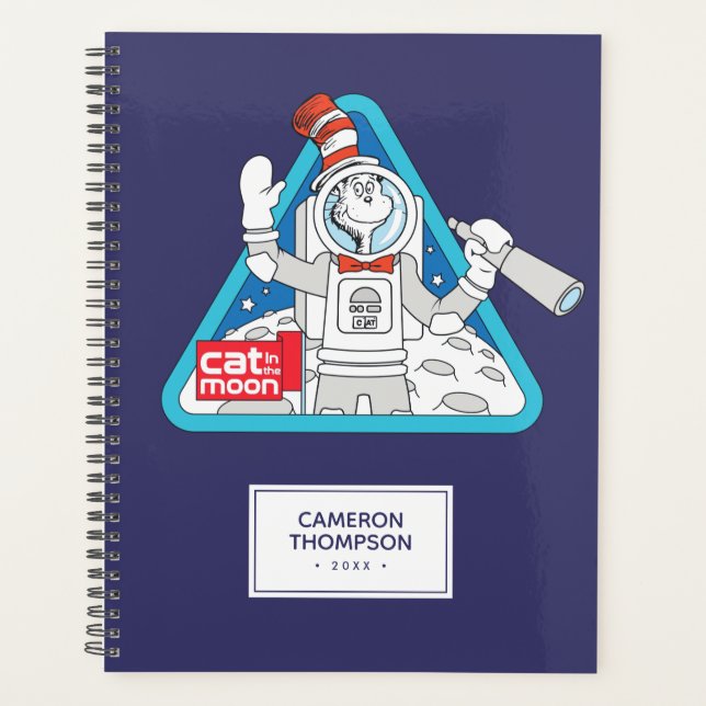 Dr. Seuss | Cat in the Moon Outer Space Graphic Planner (Front)