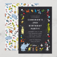 Dr. Seuss Character Confetti | Kids Birthday