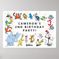 Dr. Seuss Character Confetti | Kids Birthday