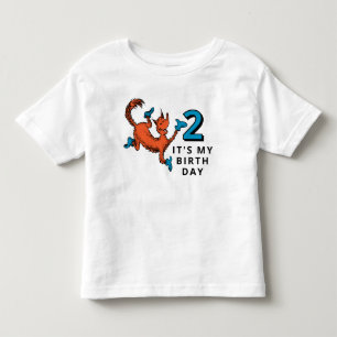 Dr. Seuss Character Confetti Kids Birthday Toddler T-Shirt