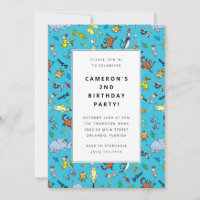 Dr. Seuss Character Pattern | Kids Birthday