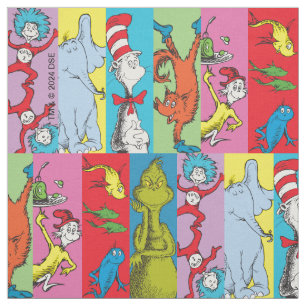 Dr. Seuss   Character Slice Fabric