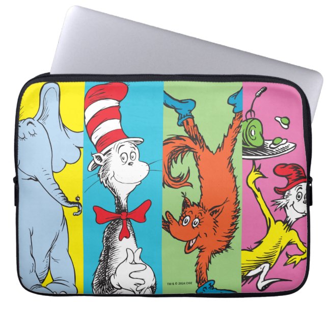 Dr. Seuss | Character Slice Laptop Sleeve (Front)