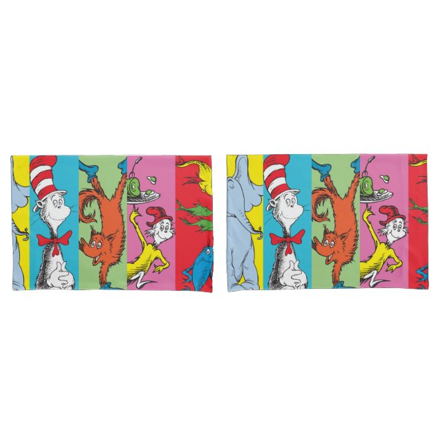 Dr. Seuss | Character Slice Pillowcase (Front-Set)