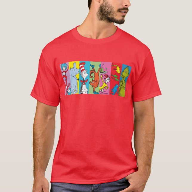 Dr. Seuss | Character Slice T-Shirt (Front)