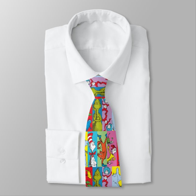 Dr. Seuss | Character Slice Tie (Tied)