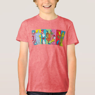 Dr. Seuss   Character Slice Tri-Blend Shirt