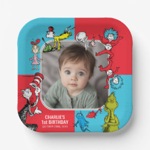Dr. Seuss - Characters   Kids Birthday Paper Plate