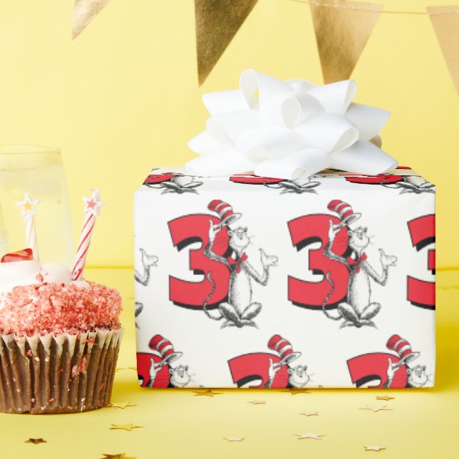 Dr. Seuss - Characters | Kids Birthday Wrapping Paper (Birthday Party)