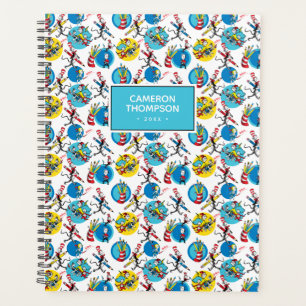 Dr. Seuss Characters With Pencils Pattern Planner