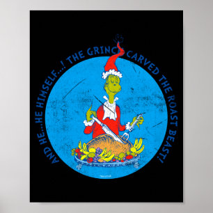 Dr Seuss Christmas Roast  Poster