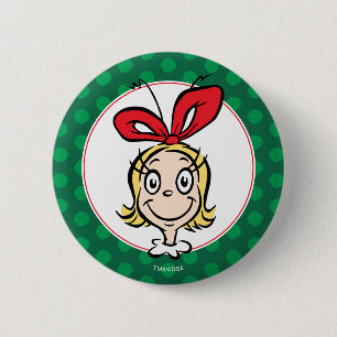 Dr. Seuss   Cindy-Lou Who is Nice 6 Cm Round Badge