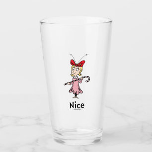 Dr. Seuss Cindy-Lou Who is Nice Glass