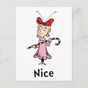 Dr. Seuss Cindy-Lou Who is Nice Postcard