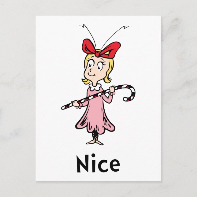 Dr. Seuss | Cindy-Lou Who is Nice Postcard (Front)