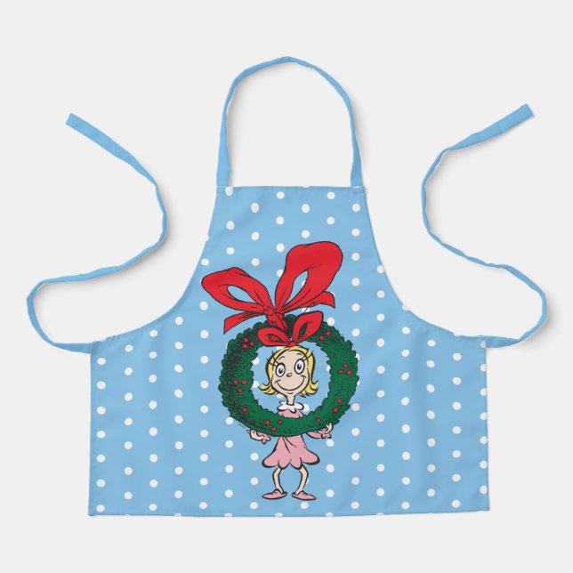 Dr. Seuss | Cindy-Lou Who - Wreath Apron (Front)