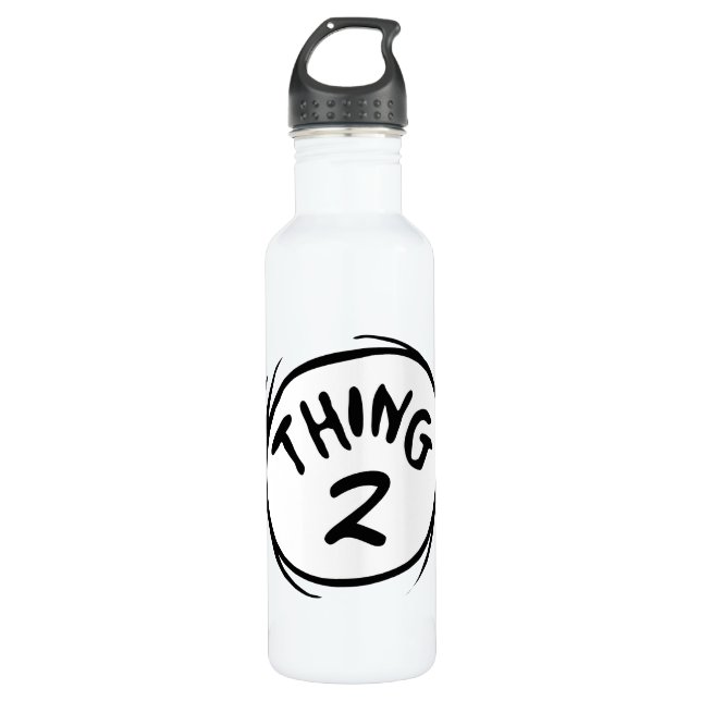 Dr. Seuss | Custom Thing One Thing Two 710 Ml Water Bottle (Front)