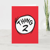 Dr. Seuss | Custom Thing One Thing Two