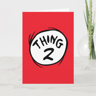 Dr. Seuss | Custom Thing One Thing Two Card