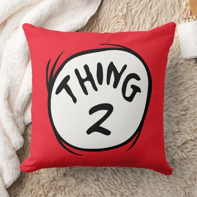 Dr. Seuss | Custom Thing One Thing Two Cushion (Blanket)