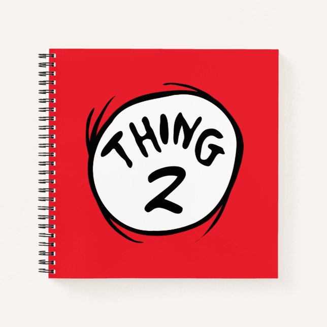 Dr. Seuss | Custom Thing One Thing Two Notebook (Front)