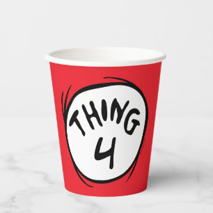 Dr. Seuss   Custom Thing One Thing Two Paper Cups
