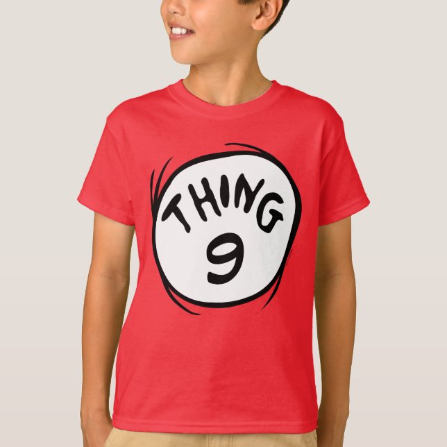 Dr. Seuss | Custom Thing One Thing Two T-Shirt (Front)
