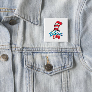 Dr. Seuss Day 15 Cm Square Badge