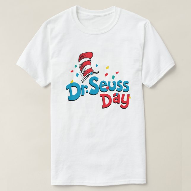 Dr. Seuss Day | Confetti T-Shirt (Design Front)