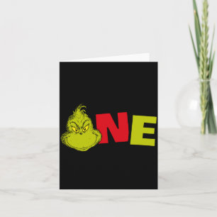 Dr Seuss First Birthday One Baby Card