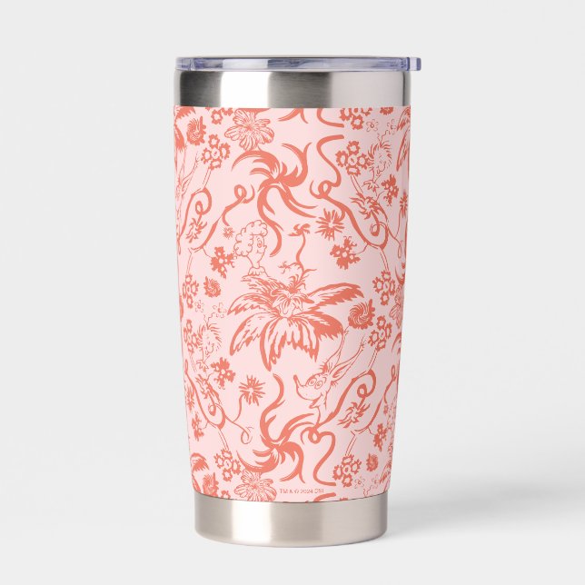 Dr. Seuss | Floral Mother's Day Pattern Insulated Tumbler (Left)