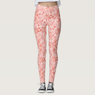 Dr. Seuss Floral Mother's Day Pattern Leggings