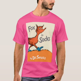 Dr. Seuss Fox In Socks Book Cover T-Shirt