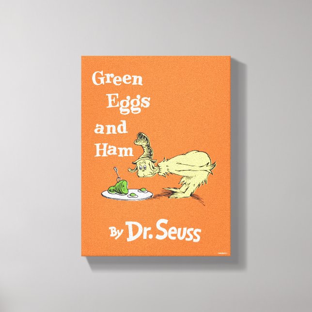 Dr. Seuss | Green Eggs and Ham Canvas Print (Front)