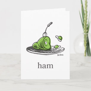 Dr. Seuss   Green Eggs and Ham Card