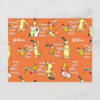 Dr. Seuss Green Eggs and Ham Character Pattern